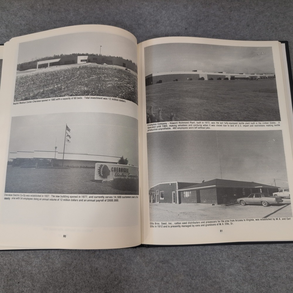 Cherokee County Alabama A Pictorial History 1836-1986 Hardcover Book Centre - Picture 5 of 6